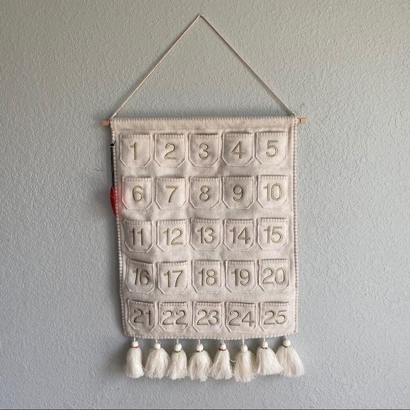 Opalhouse Other - Opalhouse | Bohemian Gold Tassle Advent Calendar